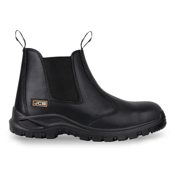 JCB Chelsea Safety Boot Black From FTS Safety